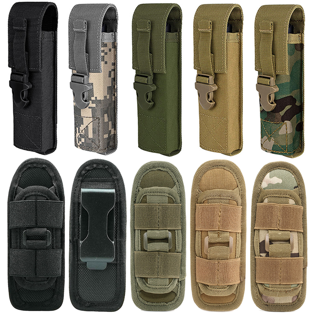 Appendix Carry Edc - Tactical Flashlight Pouch Holster Molle Torch