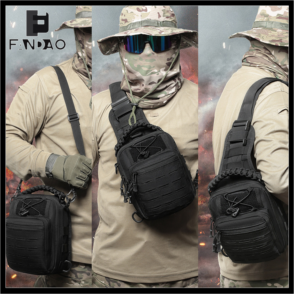 Edc Carry Pistols - Tactical Sling Bag Pouch Multi-Functional EDC