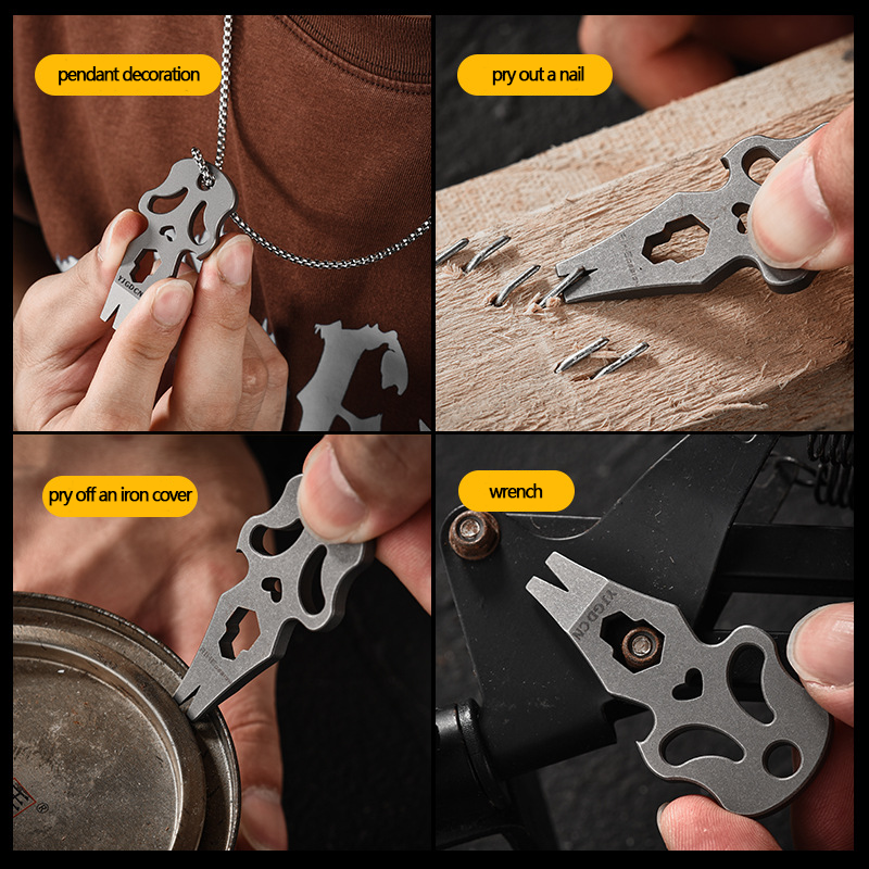 Multifunctional Hex Key Wrench - Titanium Pry Bar incelemesi ve fiyatı
