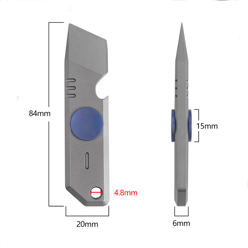 EDC Titanium Alloy Multi Tools - Titanium Pry Bar incelemesi ve fiyatı