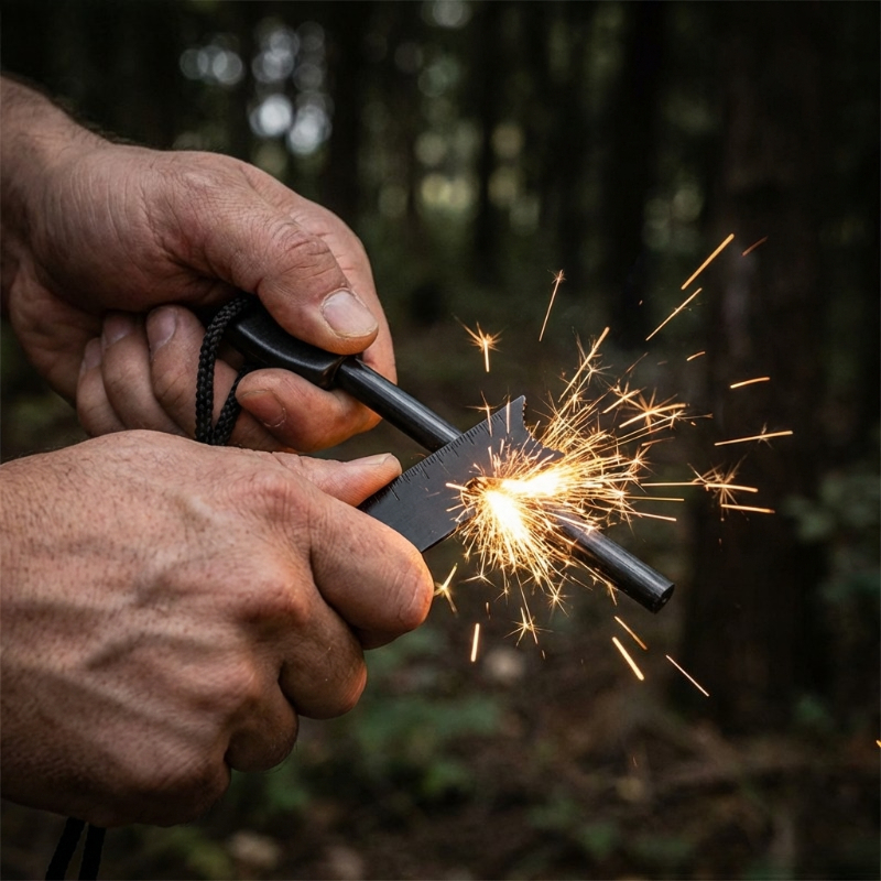 Multi-Function Wooden Handle M - Ferro Rod Striker incelemesi ve fiyatı