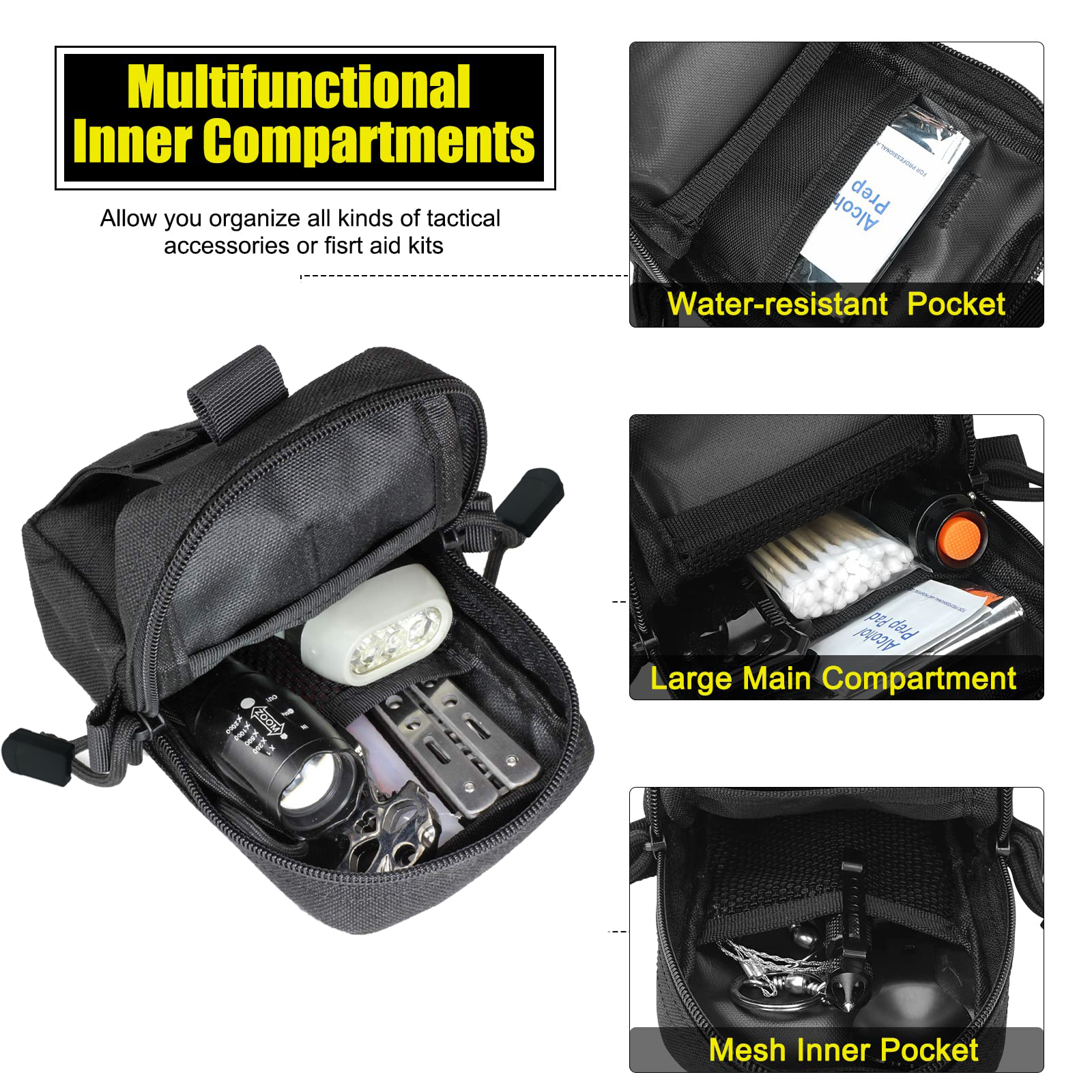 Tactical Molle Pouch Waist Bag - Edc Carry Bag incelemesi ve fiyatı