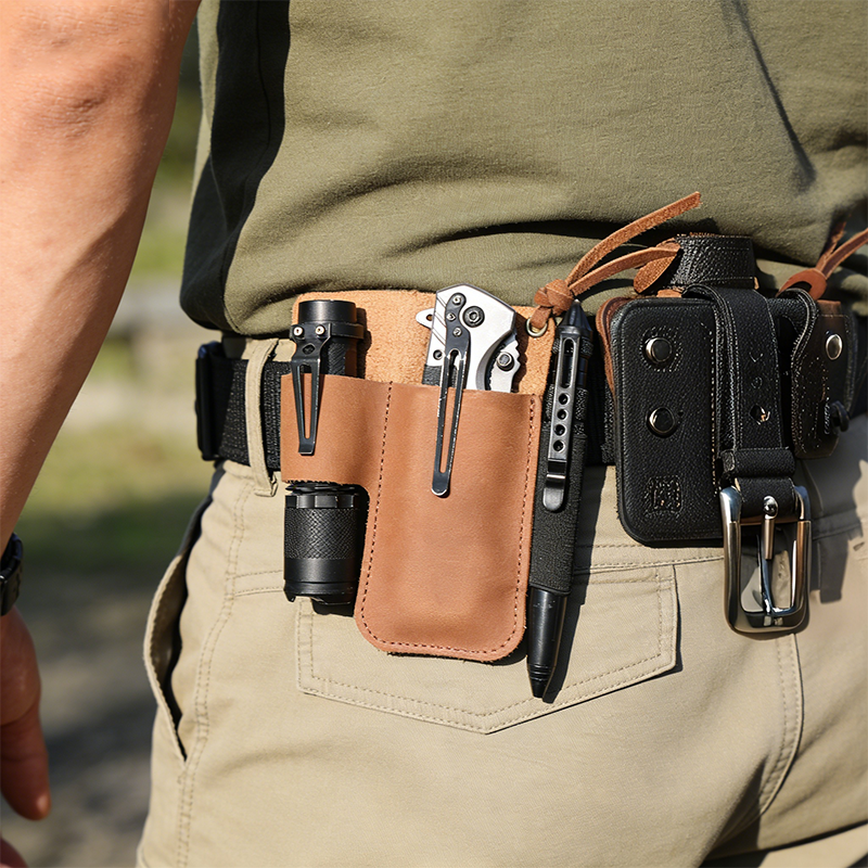 EDC Leather Flashlight Tool Ho - Edc Carry Bag incelemesi ve fiyatı