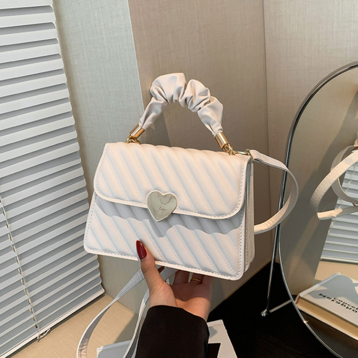 White fashion women's bag simp - Edc Carry Bag incelemesi ve fiyatı
