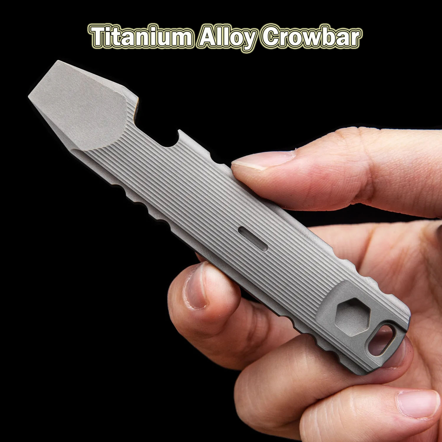 9.4CM Titanium Alloy Crowbar M - Titanium Pry Bar incelemesi ve fiyatı