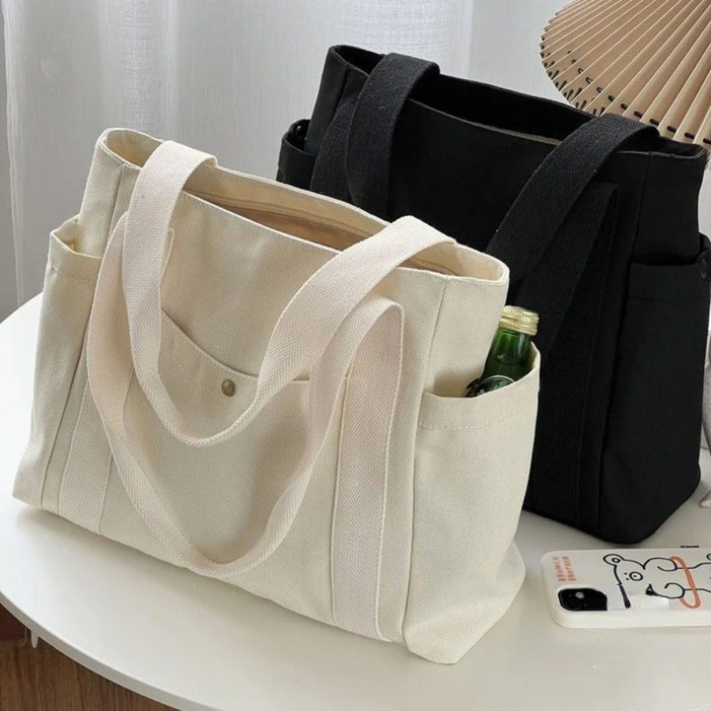 Large Capacity Canvas Tote Bag - Edc Carry Bag incelemesi ve fiyatı
