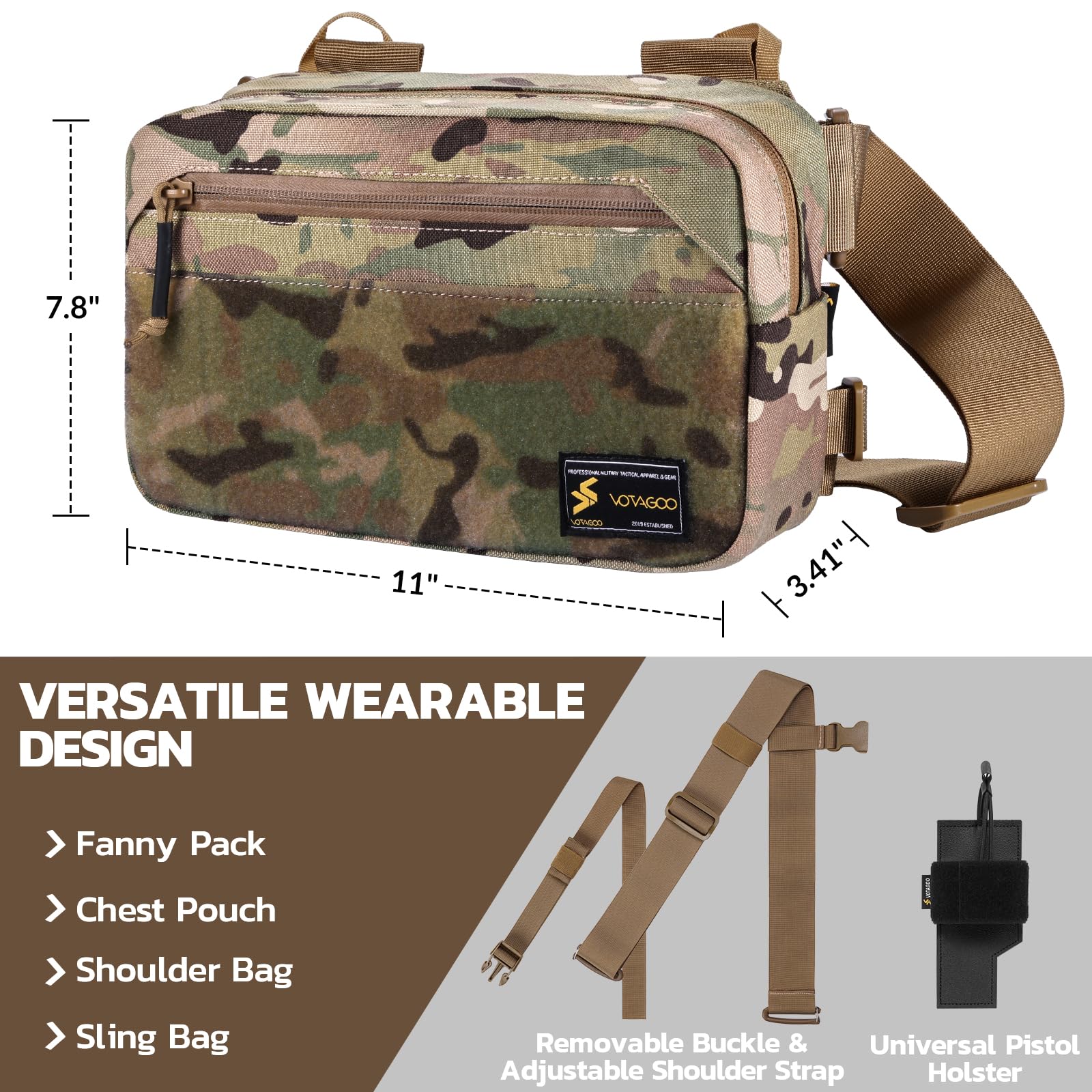 Tactical Fanny Pack, Concealed - Edc Concealed Carry Fanny Pack incelemesi ve fiyatı