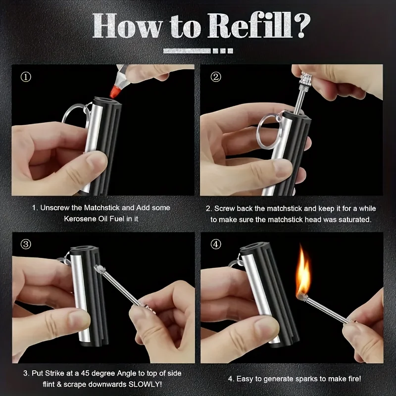 1-50pack Match Lighter, Flint  - Ferro Rod Striker incelemesi ve fiyatı