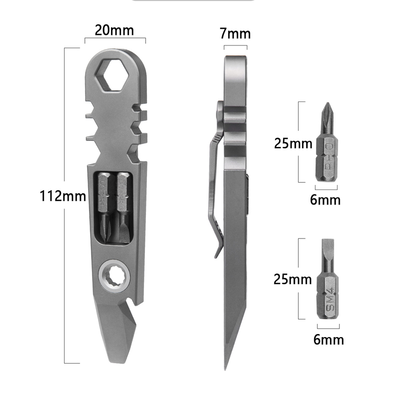 Outdoor Portable EDC Multifunc - Titanium Pry Bar incelemesi ve fiyatı