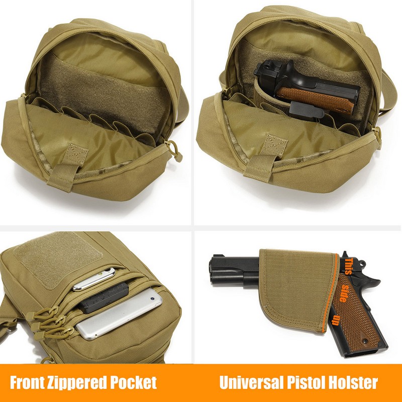New Tactical Chest Bag Pistol  - Edc Concealed Carry Backpack incelemesi ve fiyatı