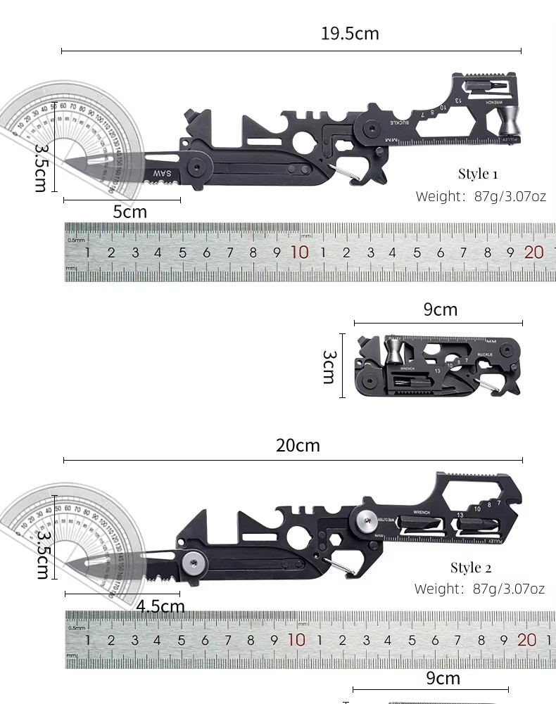 Multifunctional Outdoor Tool C - Multitool Credit Card incelemesi ve fiyatı