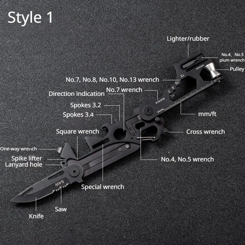 Multifunctional Outdoor Tool C - Multitool Credit Card incelemesi ve fiyatı