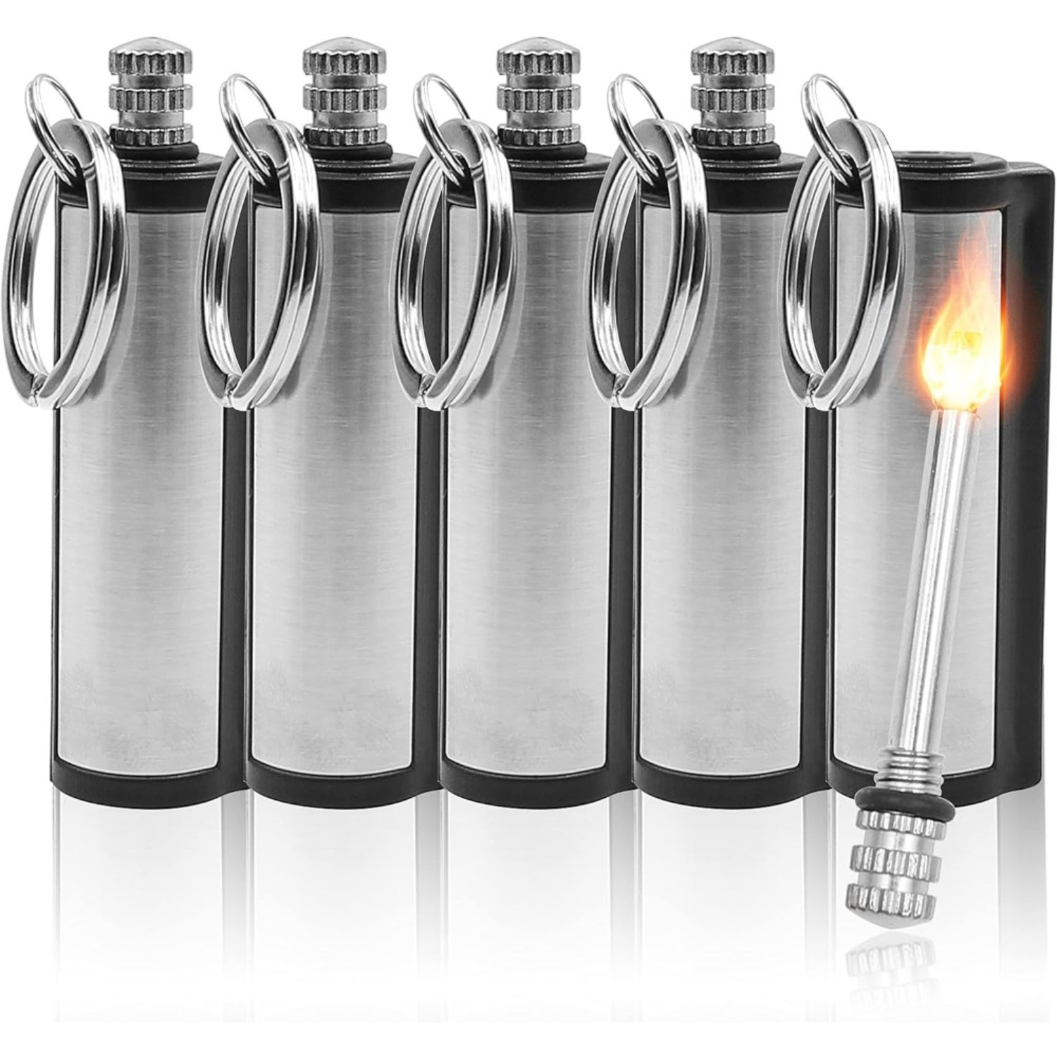 1-5-pack Magnesium flint set,  - Ferro Rod Striker incelemesi ve fiyatı