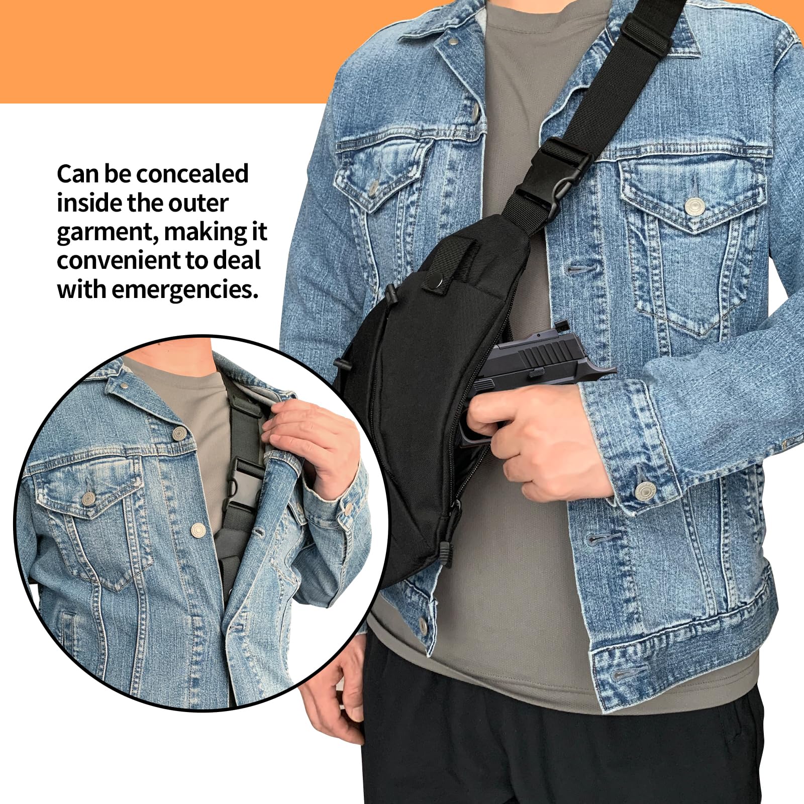 Tactical Crossbody Sling Bag E - Edc Carry Pistols incelemesi ve fiyatı