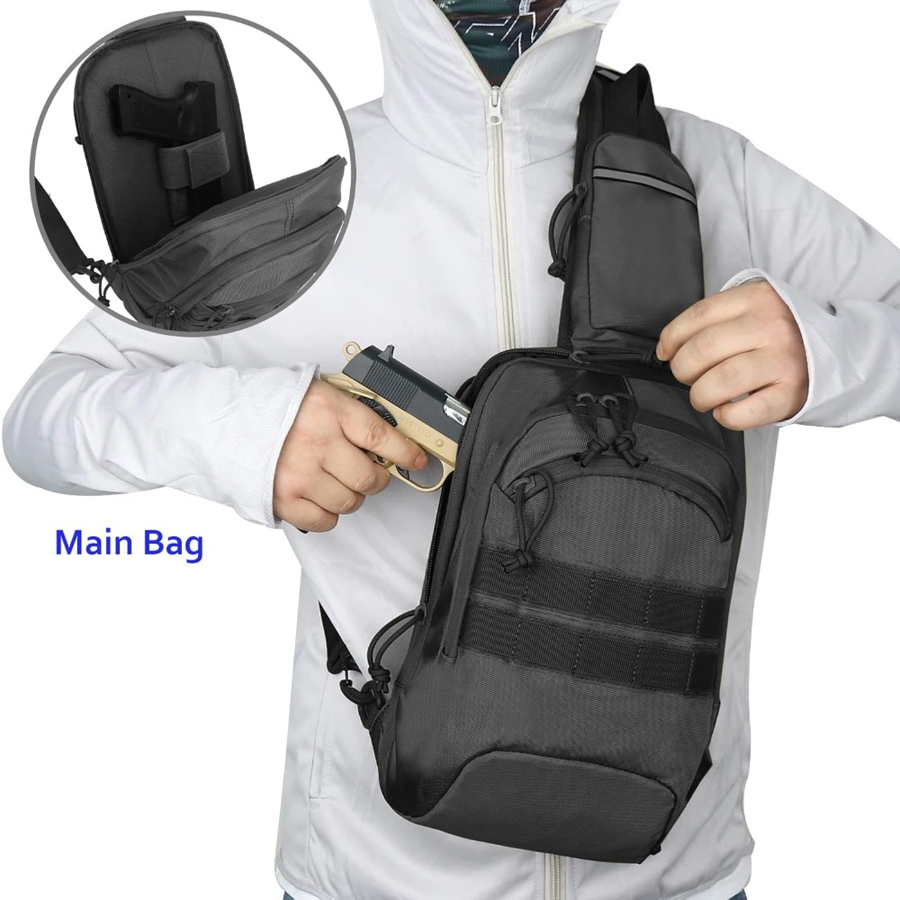 Tactical Sling Chest Bag EDC S - Edc Concealed Carry Backpack incelemesi ve fiyatı