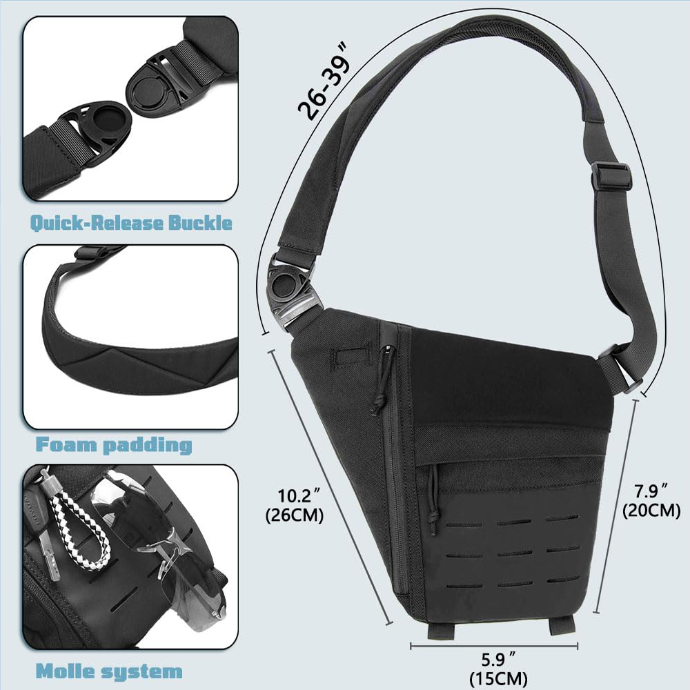 Tactical Bag Concealed Gun Bag - Edc Concealed Carry Backpack incelemesi ve fiyatı