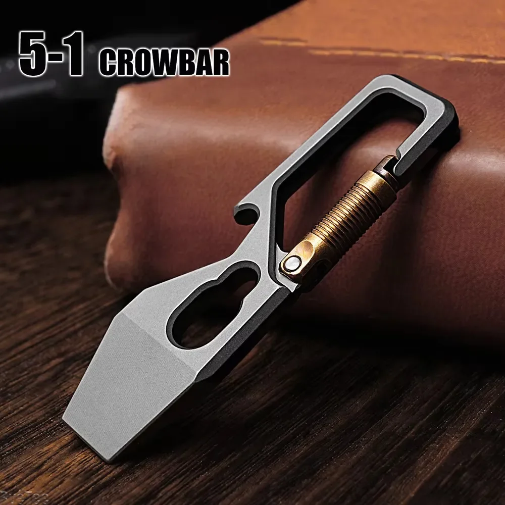 6cm 5-1 Multi-function Keychai - Titanium Pry Bar incelemesi ve fiyatı