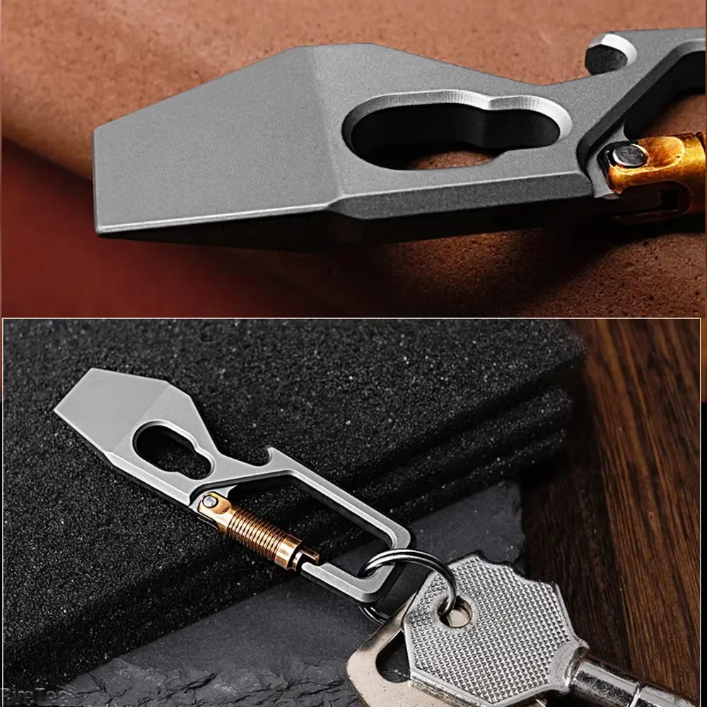 6cm 5-1 Multi-function Keychai - Titanium Pry Bar incelemesi ve fiyatı