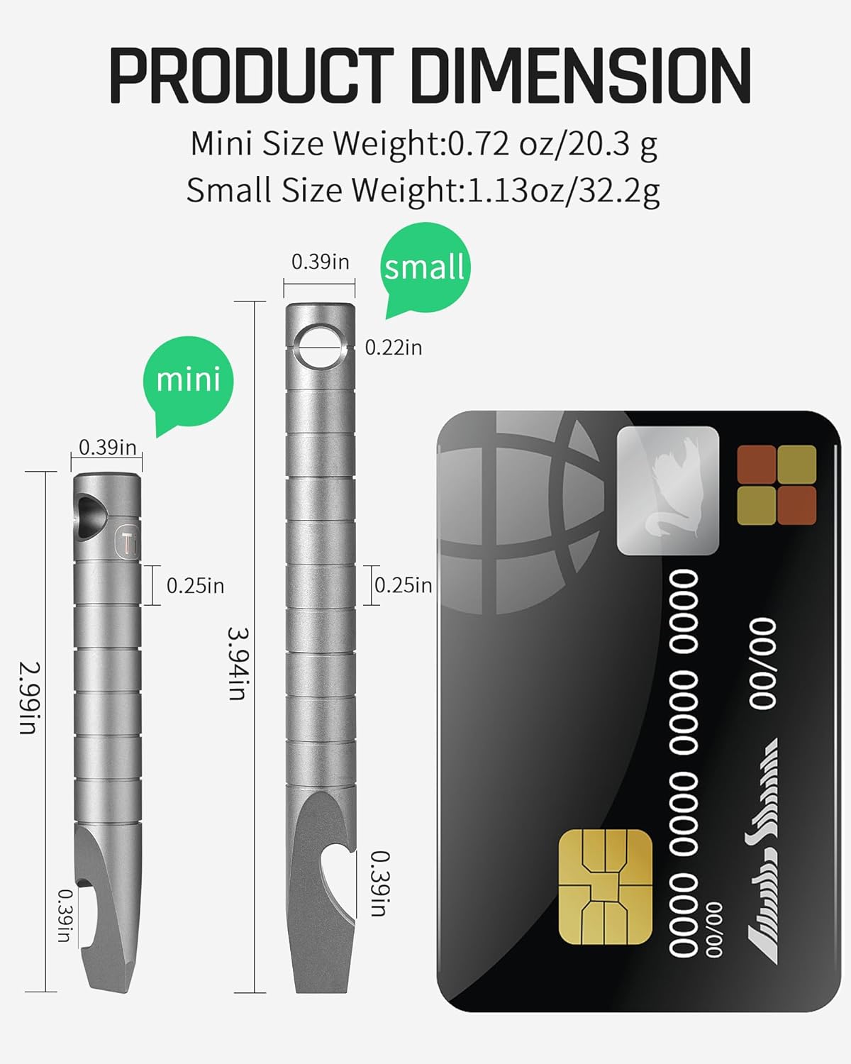 TISUR Titanium EDC Pry Bar, Ke - Titanium Pry Bar incelemesi ve fiyatı